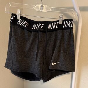 Nike Women's Charcoal Athletic Shorts